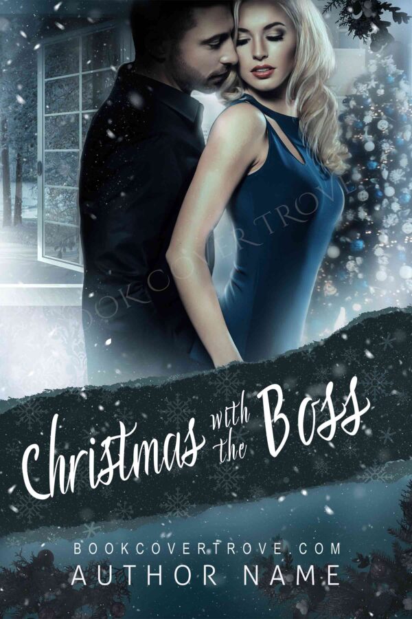 PREMADE ROMANCE BOOK COVER 'CHRISTMAS WITH THE BOSS'