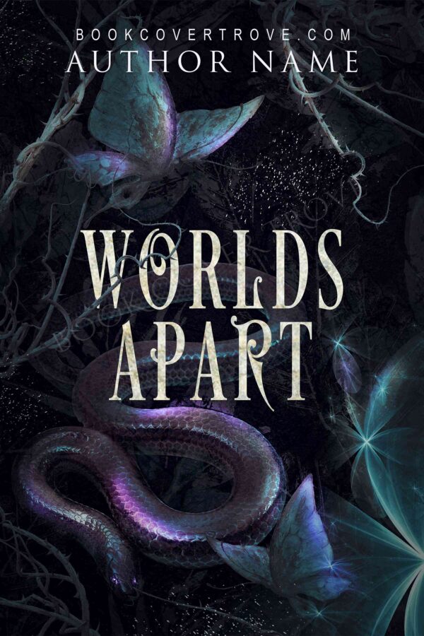 PREMADE BOOK COVER WORLDS APART