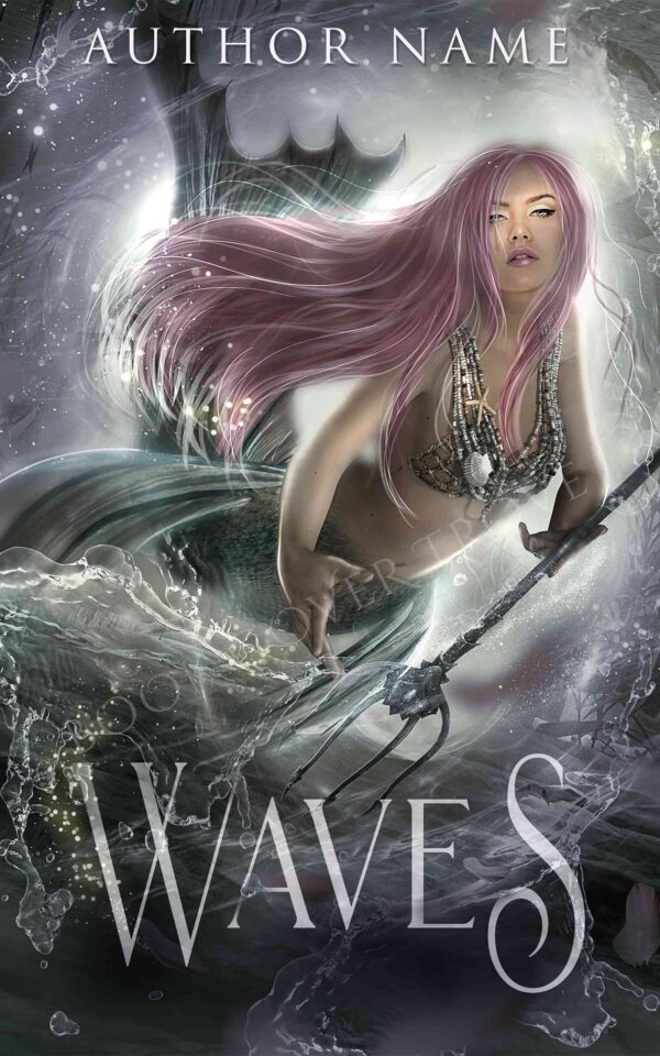 PREMADE BOOK COVER - WAVES